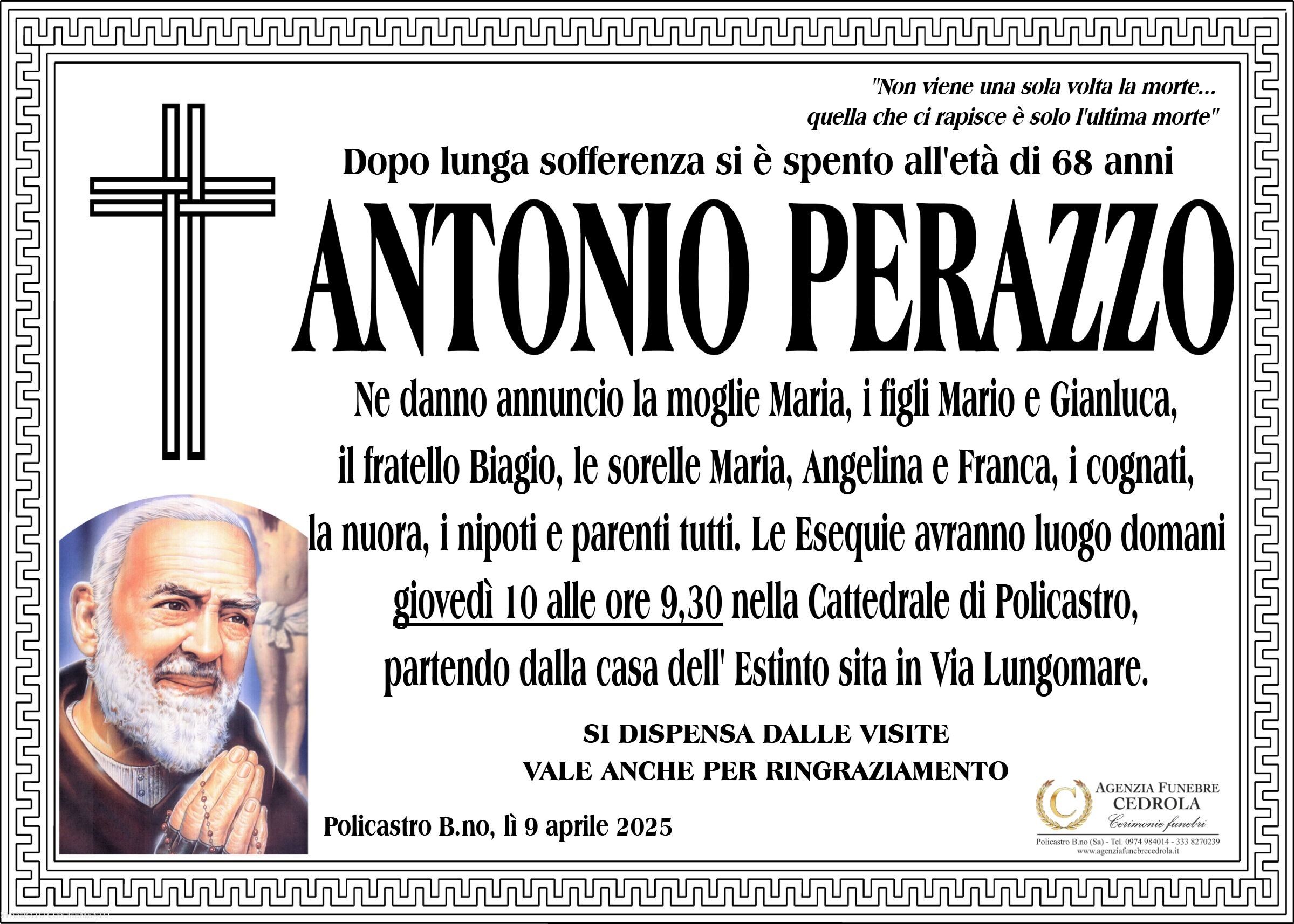 MANIFESTO Antonio Perazzo