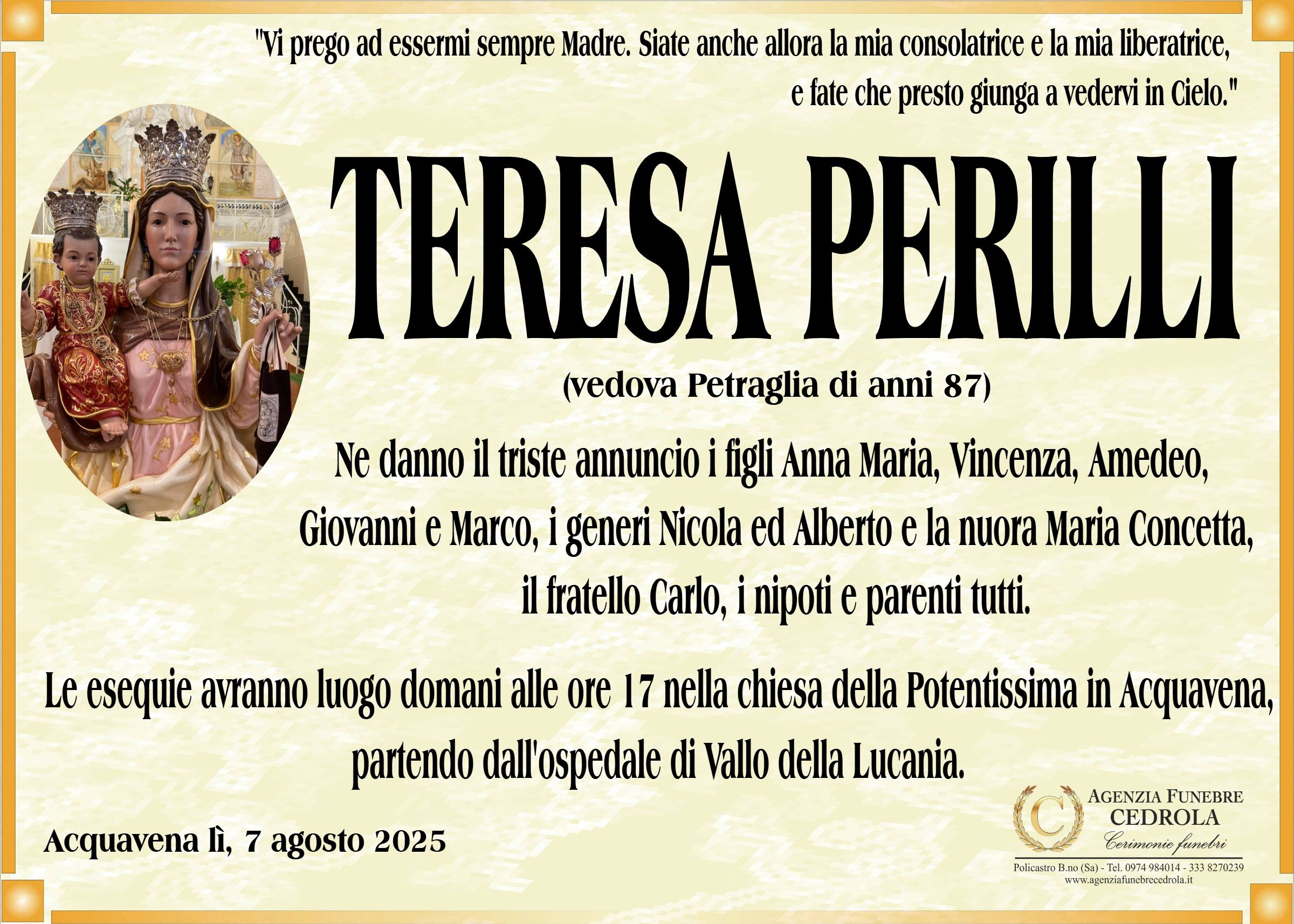 MANIFESTO Teresa Perilli