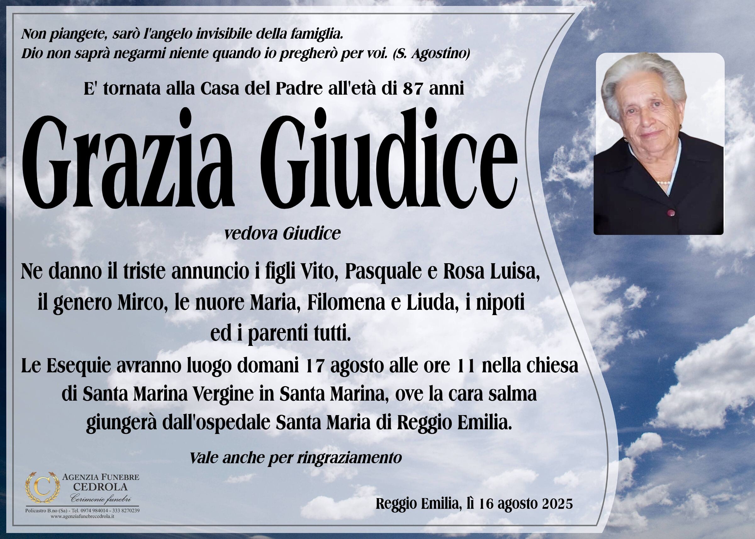 MANIFESTO Grazia Giudice