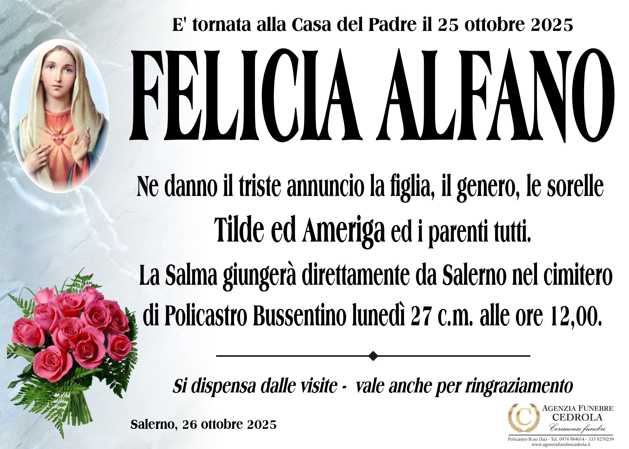 MANIFESTO Felicia Alfano