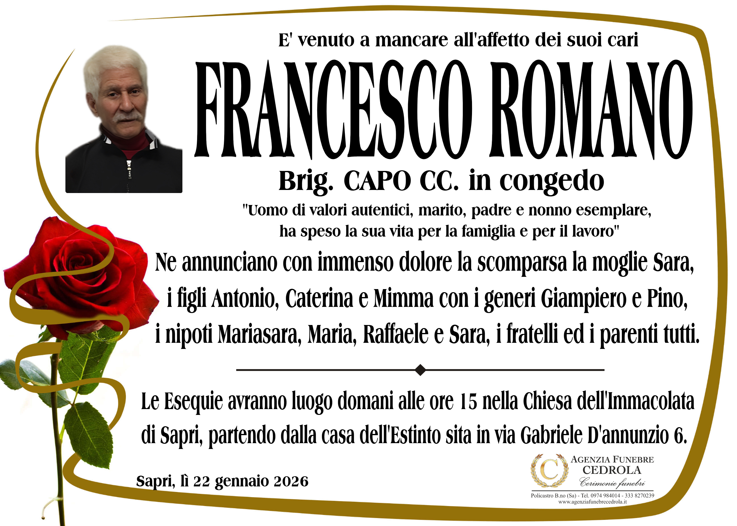 MANIFESTO Francesco Romano