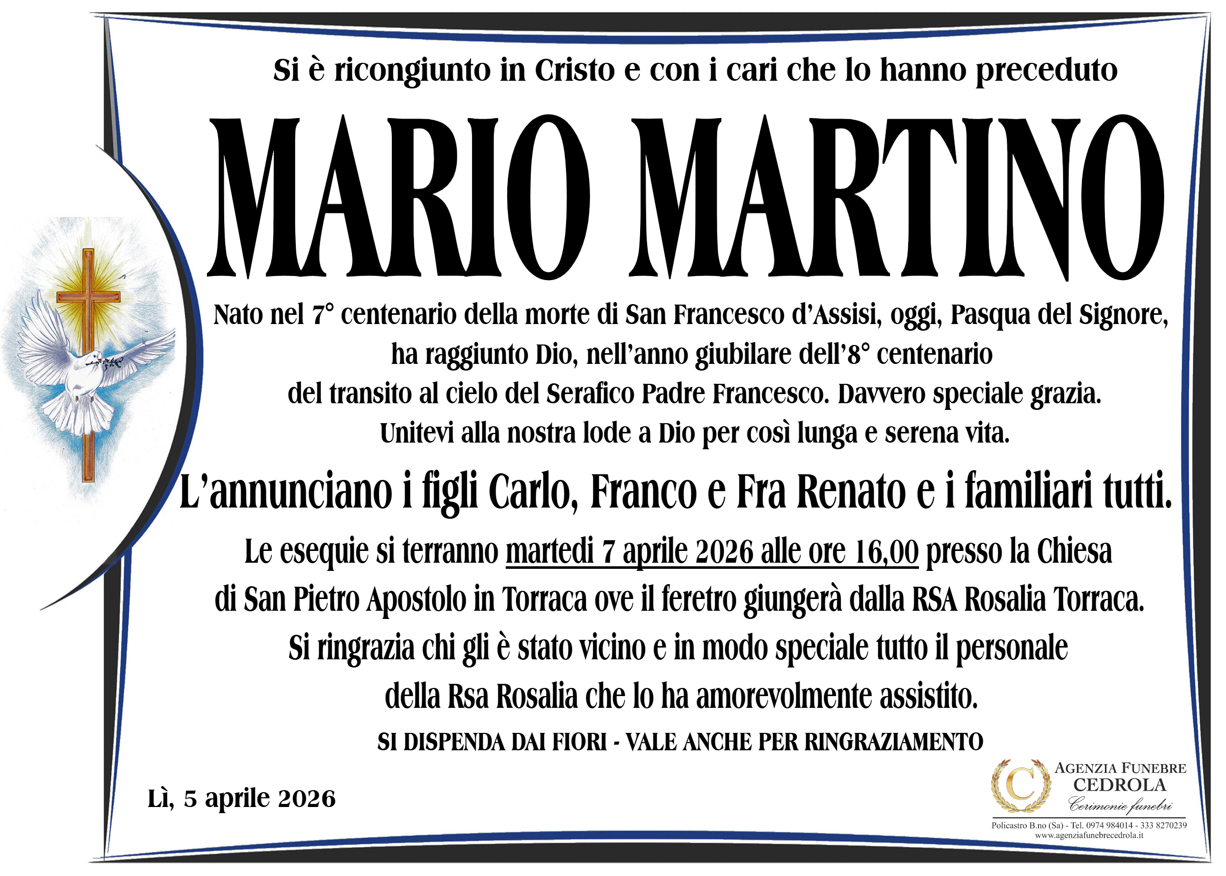 MANIFESTO Mario Martino