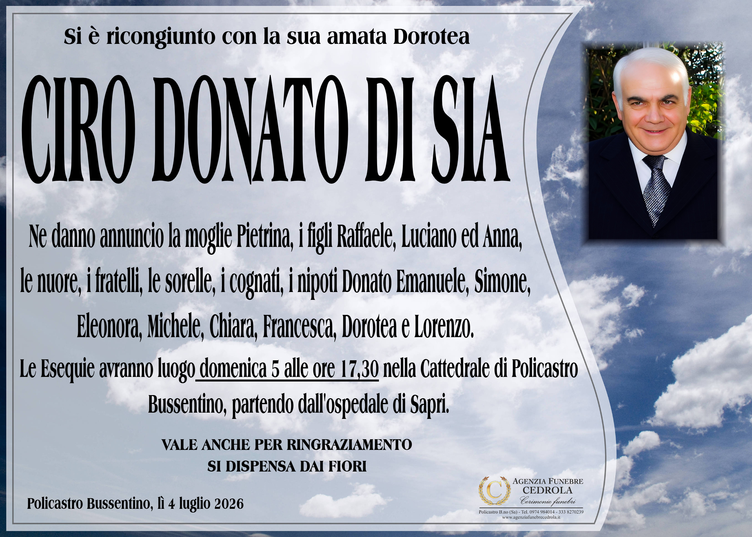 MANIFESTO Ciro Donato Di Sia