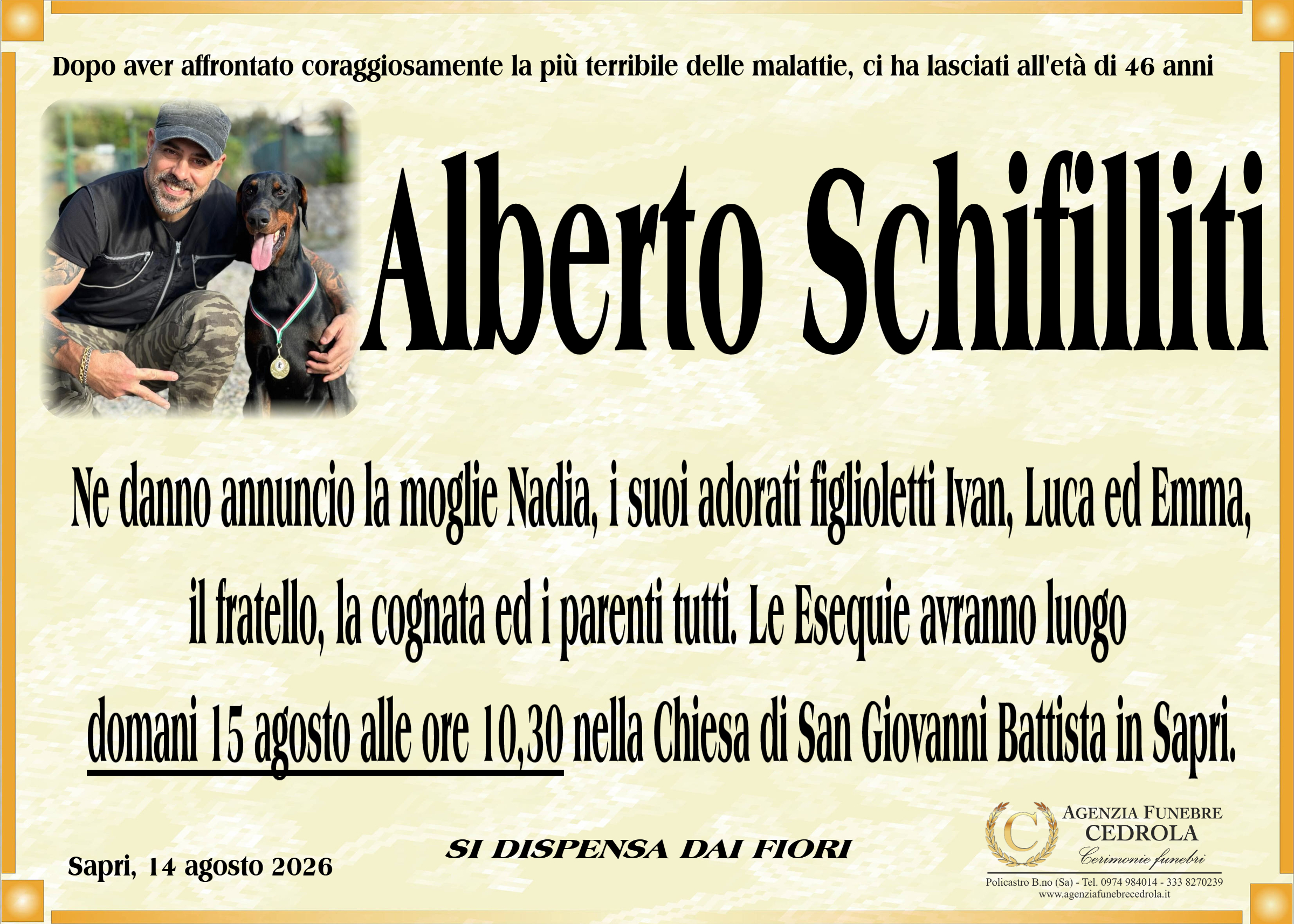 MANIFESTO Alberto Schifilliti