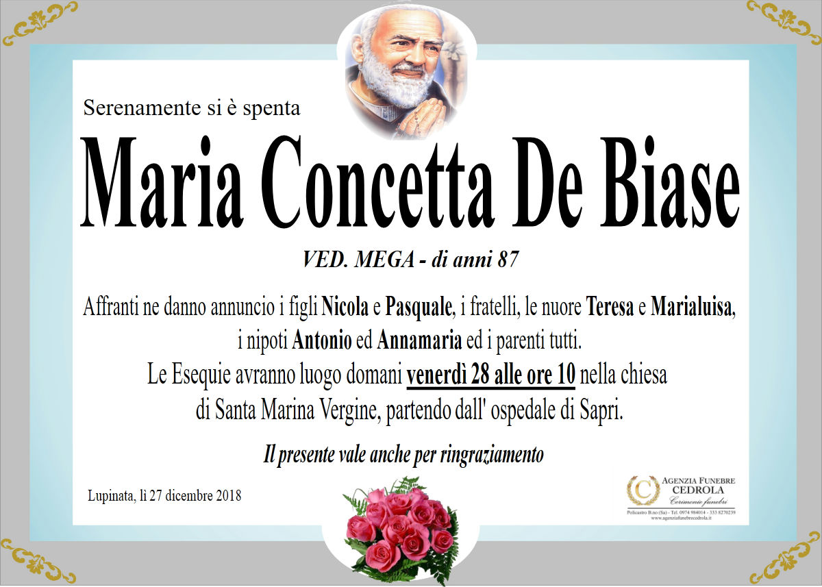MANIFESTO Maria Concetta De Biase
