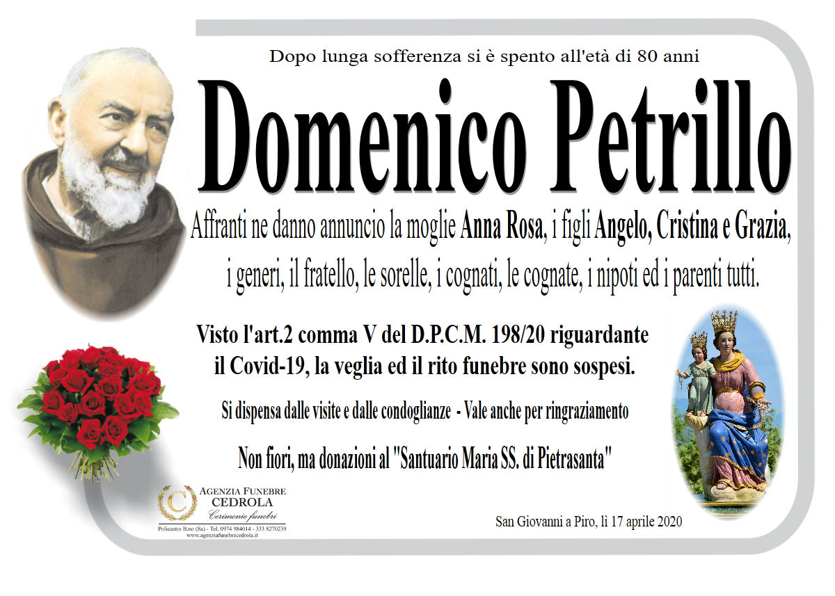 MANIFESTO Domenico Petrillo