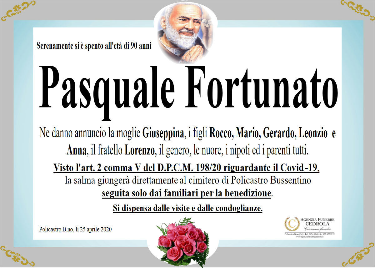 MANIFESTO Pasquale Fortunato
