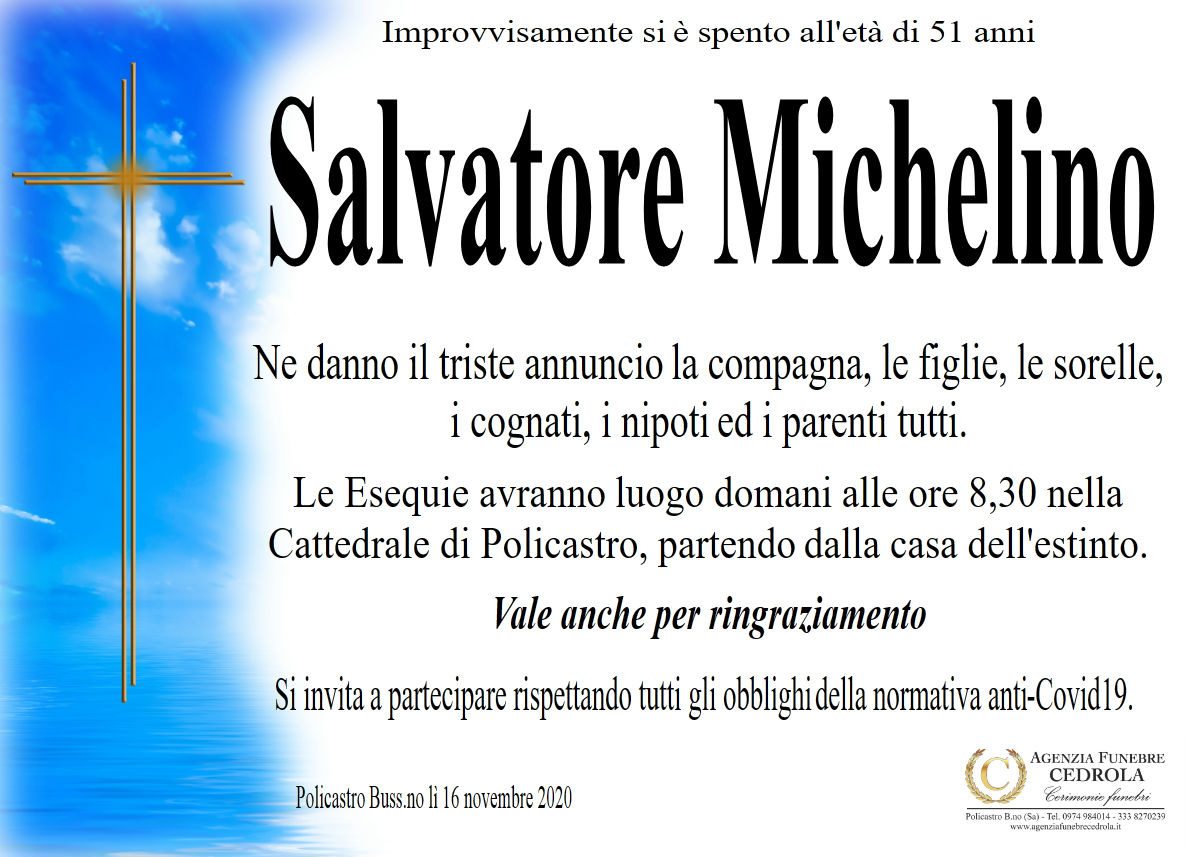 MANIFESTO Salvatore Michelino